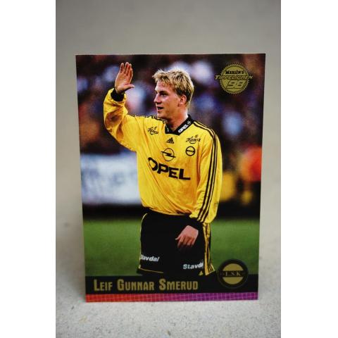 Leif Gunnar Smerud Tradingcard Merlin Norwegian Tippeligaen 1998