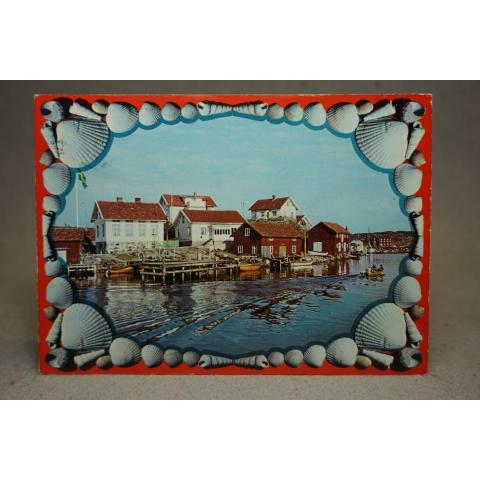 Fiskeläge 1972  Bohuslän - skrivet äldre vykort 