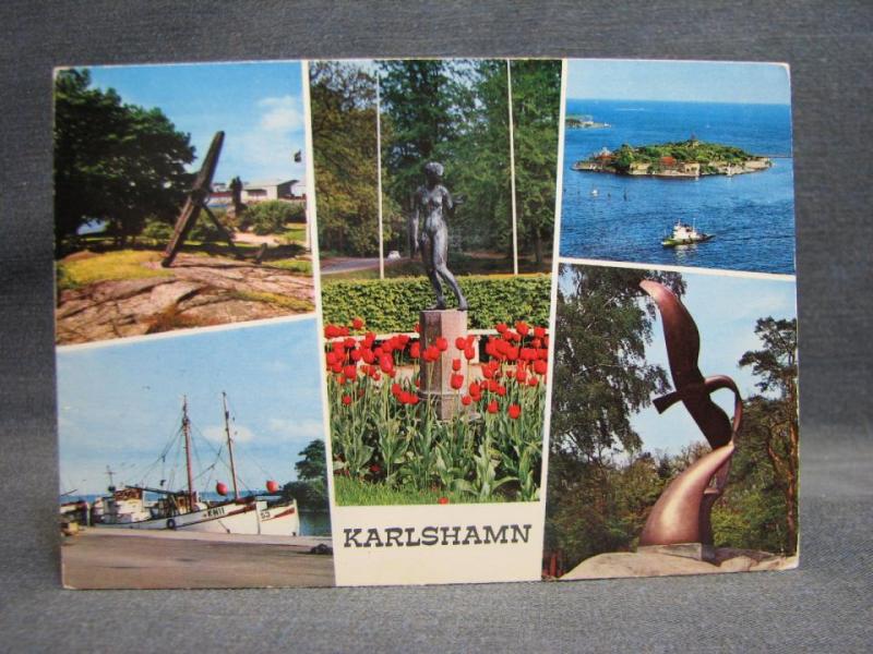 Vykort - Karlshamn 1973 / Blekinge