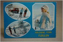Lappland - skrivet äldre vykort 1980-talet