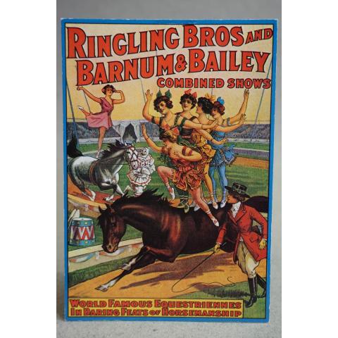 Ringling Bros and Barnum och Bailey combined shows Cirkus Oskrivet äldre vykort