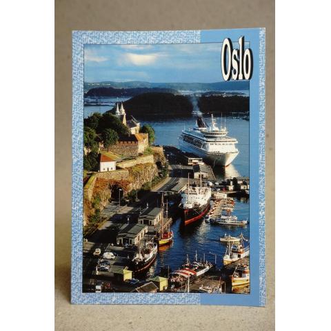Fartyg i Oslo  Norge - Äldre skrivet vykort 1994