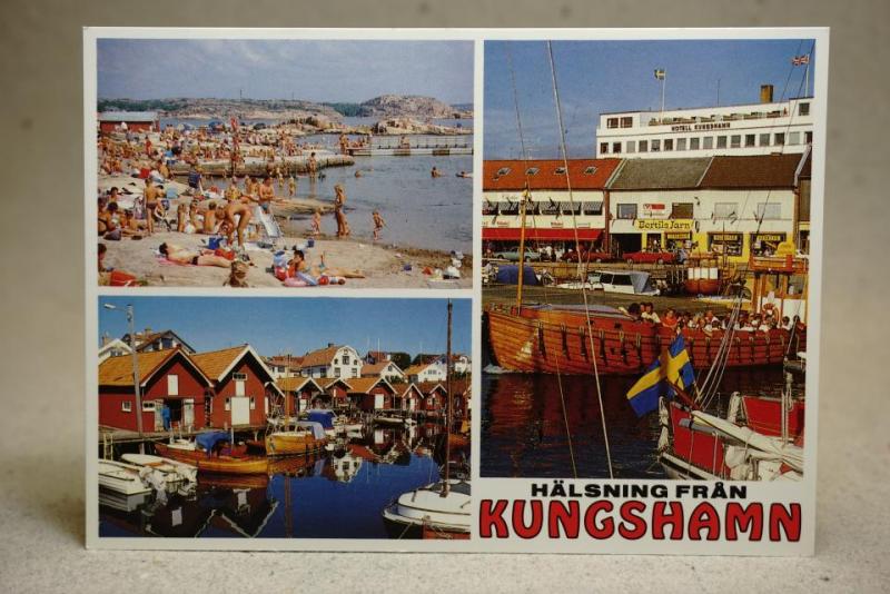Kungshamn Bohuslän   - oskrivet vykort 