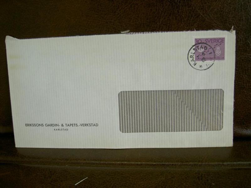 Paketavi med stämplade frimärken - 1962 - Karlstad 1