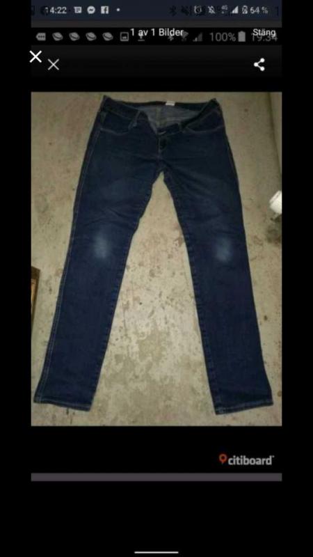 Jeans low wast 33/32 cn 165/84a