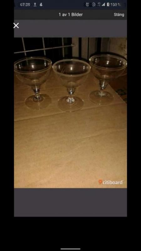 tre likörglas