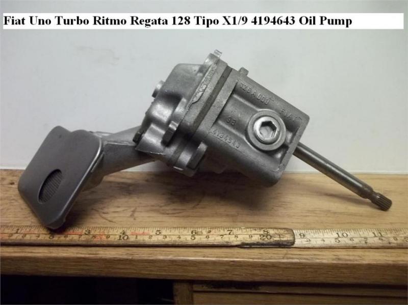Fiat Uno Turbo Ritmo Regata 128 Tipo X1/9 4194643 Oil Pump