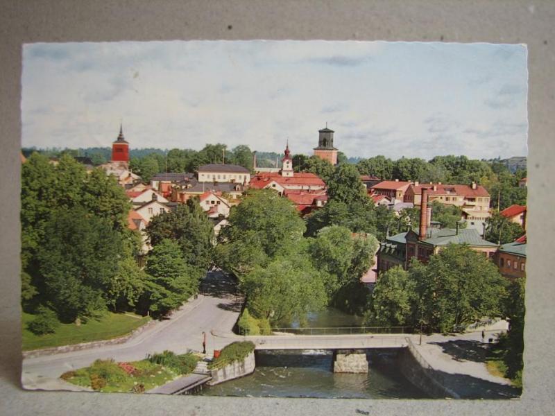 Nyköping - Vy från slottstornet 1964