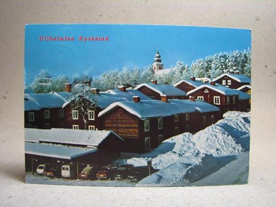 Äldre vykort - Vilhelmina Kyrkstad - Lappland 1982