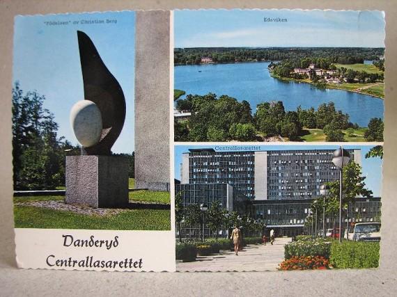 Äldre vykort - Centrallasarettet - Danderyd 1969