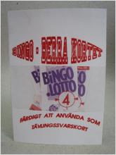Tecknat Vykort - Bingo-Berra kortet 1994