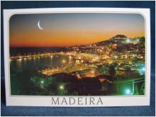 Vykort - Funchal i kvällsljus - Madeira