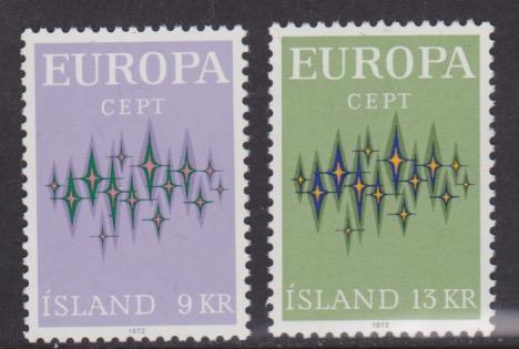 F 498-9, Europa XIII, postfrisk serie