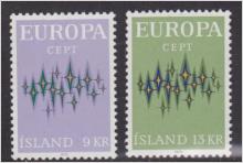 F 498-9, Europa XIII, postfrisk serie