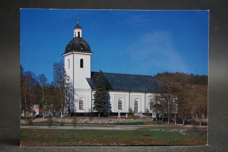 Arnäs kyrka - 2 äldre vykort  - Härnösands Stift