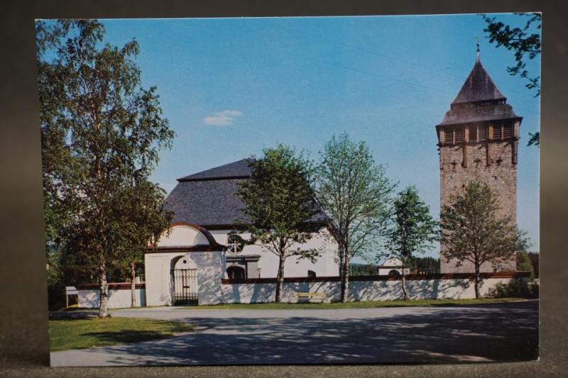 Kastalkyrkan Brunflo  - 2 äldre vykort   - Härnösands Stift