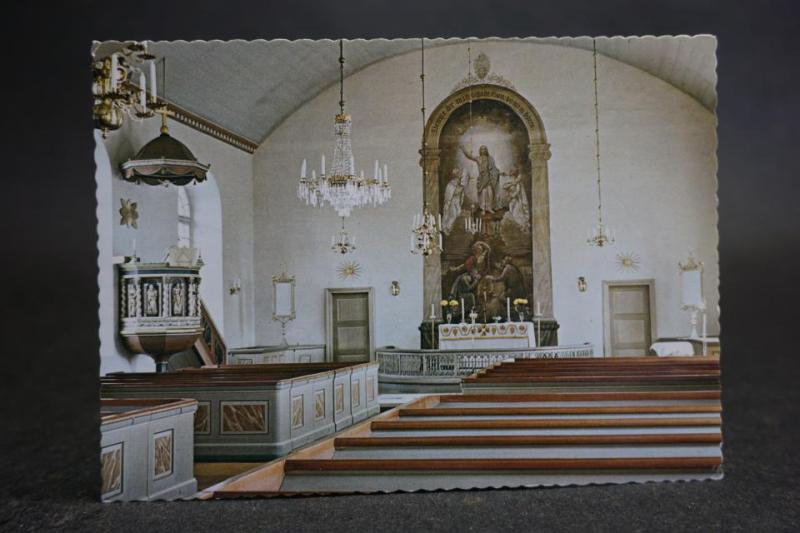 Hössna kyrka - Skara Stift // äldre vykort