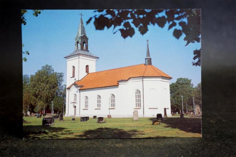 Tämta kyrka - Skara Stift //  2 äldre vykort