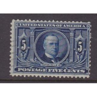 USA, M 157 5 c blå stämplad
