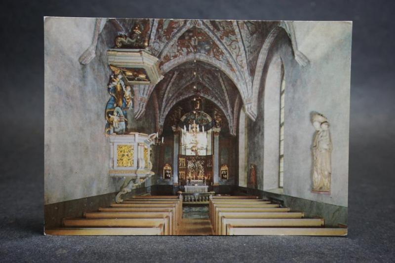 Njutånger kyrka - Uppsala Stift //  1 äldre vykort