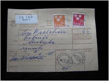 Adresskort med stämplade frimärken - 1964 - Borås till Älvsbacka