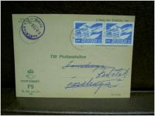Paketavi med stämplade frimärken - 1962 - Karlstad 1 till Karlstad 1