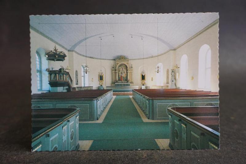 Södra Hestra kyrka Broaryd Växjö Stift - äldre vykort