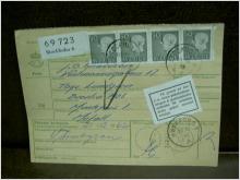 Paketavi med stämplade frimärken - 1962 - Stockholm 6 till Munkfors