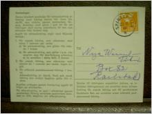 Paketavi med stämplade frimärken - 1964 - Säldebråten till Karlstad