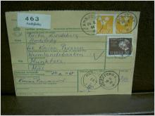 Paketavi med stämplade frimärken - 1964 - Ambjörby till Munkfors 1
