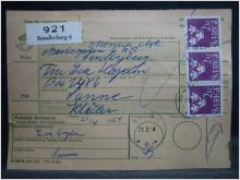 Adresskort med stämplade frimärken - 1964 - Sundbyberg till Sunne