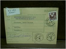 Paketavi med stämplade frimärken - 1965 - Karlstad 1 till Ransäter