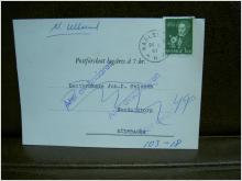 Paketavi med stämplade frimärken - 1967 - Karlstad till Mölnbacka