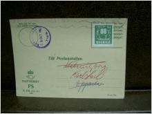 Paketavi med stämplade frimärken - 1962 -  Uppsala till Karlstad 1