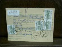 Paketavi med stämplade frimärken - 1964 - Stockholm 40 till Sunne