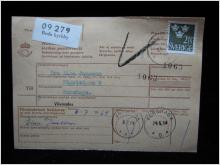 Adresskort med stämplat frimärke - 1964 - Boda Kyrkby till Forshaga
