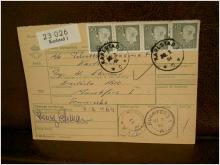 Paketavi med stämplade frimärken - 1964 - karlstad 1 till Munkfors