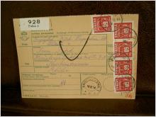 Paketavi med 5 st stämplade frimärken - 1964 - Falun 2 till Kristinehamn