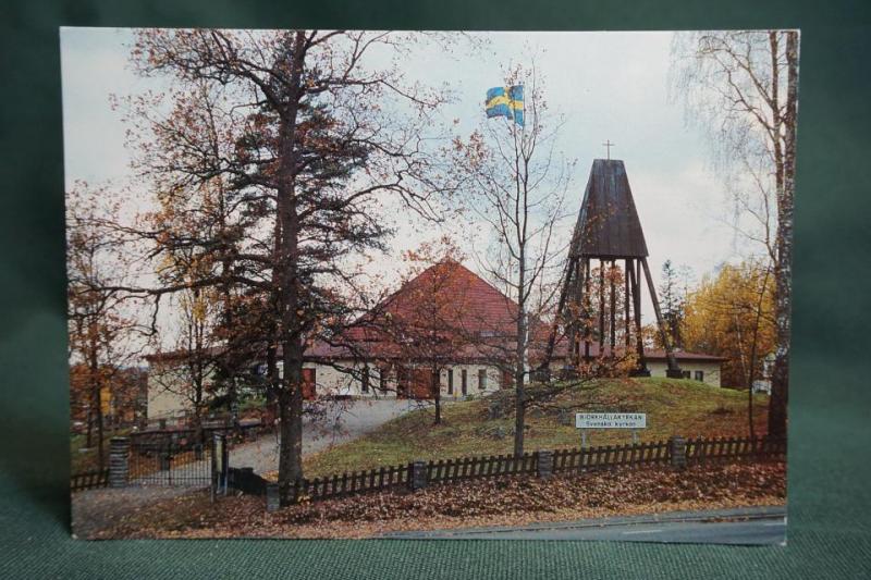 Björkhällakyrka - Linköpings Stift // 2 äldre vykort