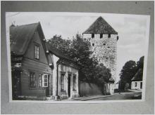 Gammalt Vykort - Visby Kruttornet 1945 - Sv. Pressbyrån