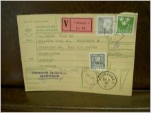 Paketavi med stämplade frimärken - 1962 - Vällingby 3 till Munkfors