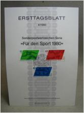 FDC - Ersttagsblatt - 4/1980