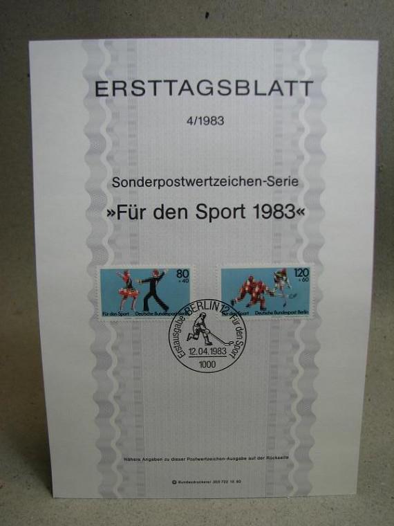 FDC - Ersttagsblatt - 4/1983