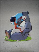 Bokmärke - Baloo och Mowgli - Djungelboken