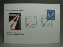 Raketposten Stämplat 30/5 1966