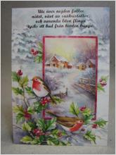 Oskrivet vykort - Julkort med text