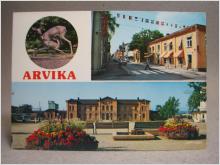 Järnvägsstation Folkliv Storgatan - Arvika 1986