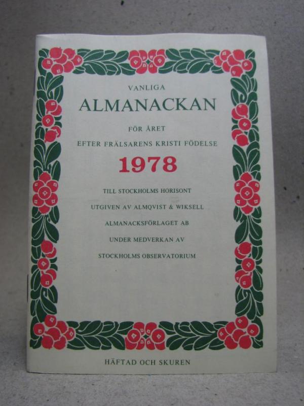 Almanacka - 1978