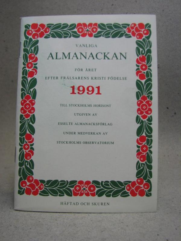 Almanacka - 1991