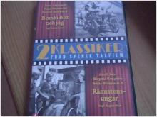 DVD: 2 Klassiker från Svensk Talfilm.Bombi Bitt och jag 1936 & Rännstensungar 1944.Samlarutgåva.Nr.T200622